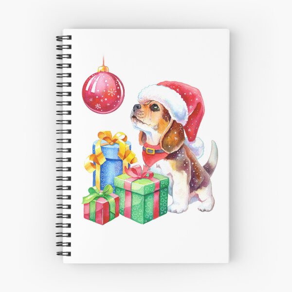 Item preview, Christmas Beagle Puppy  designed and sold by Anna Bucciarelli.
