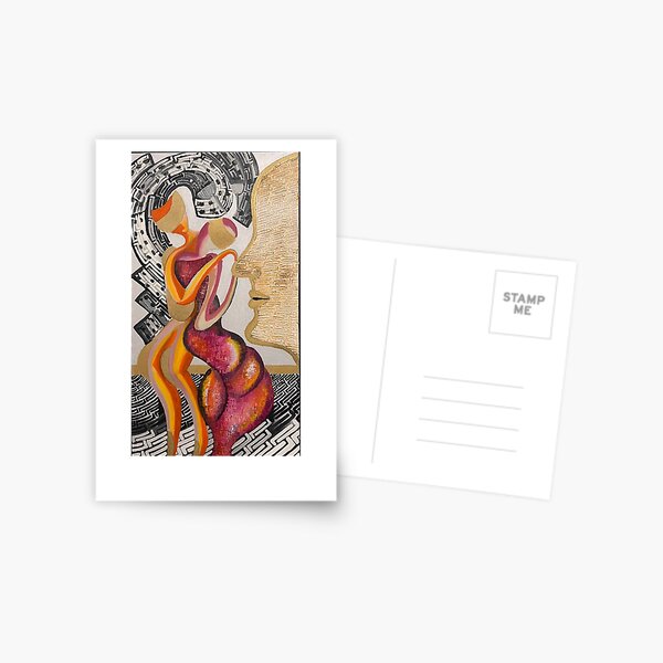 Basile Luigi Amore cieco olio su tela 42 x 112 2017 Postcard