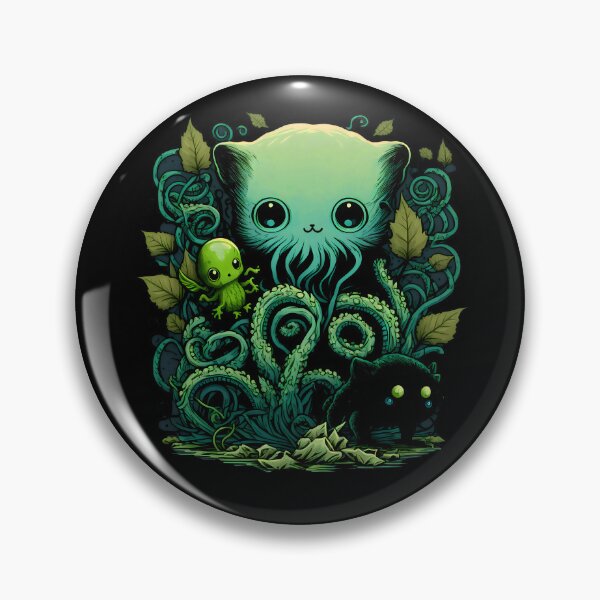 Item preview, Caththulu and Friends | Cat Cthulhu | Lovecraft Creatures  designed and sold by CosmicLoots.
