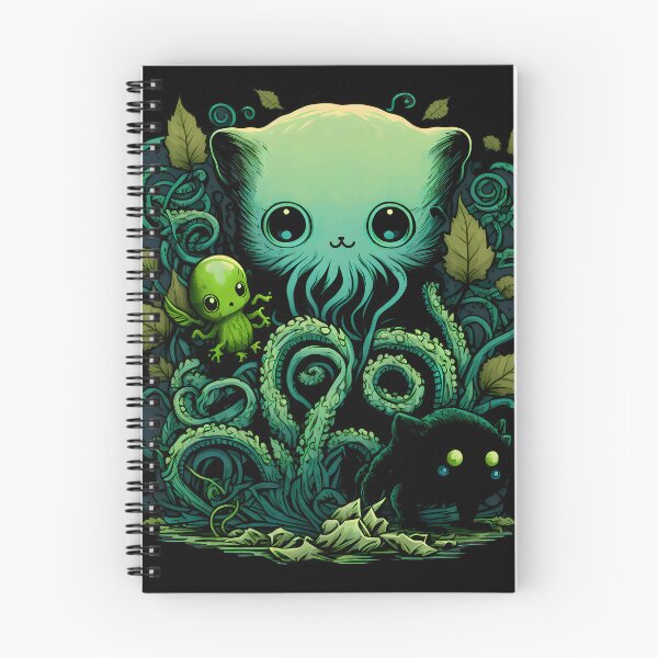 Item preview, Caththulu and Friends | Cat Cthulhu | Lovecraft Creatures  designed and sold by CosmicLoots.