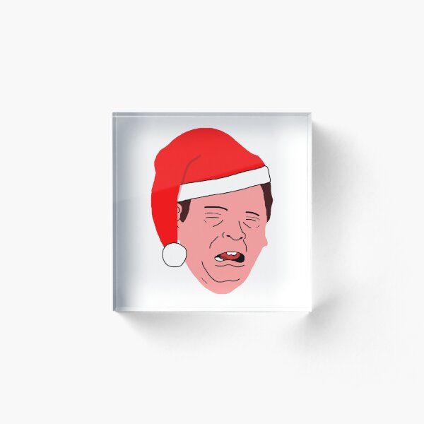 Ian Beale - Santa Bealey Acrylic Block