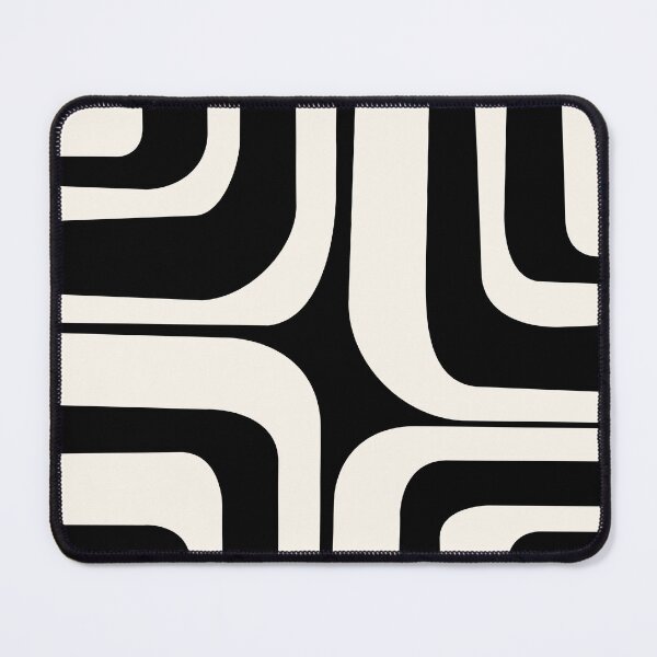 Item preview, Black and pastel abstract retro style rectangles designed and sold by BattaAnastasia.
