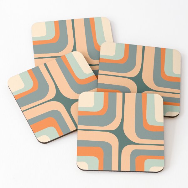 Item preview, Colorful abstract retro style rectangles  designed and sold by BattaAnastasia.