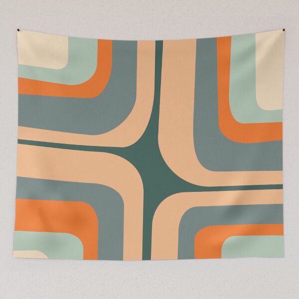 Item preview, Colorful abstract retro style rectangles  designed and sold by BattaAnastasia.