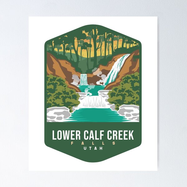 Item preview, Lower Calf Creek FalIs Utah Waterfall designed and sold by Friday NightCo.