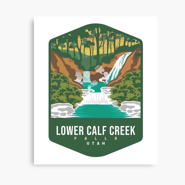 Item preview, Lower Calf Creek FalIs Utah Waterfall designed and sold by Friday NightCo.