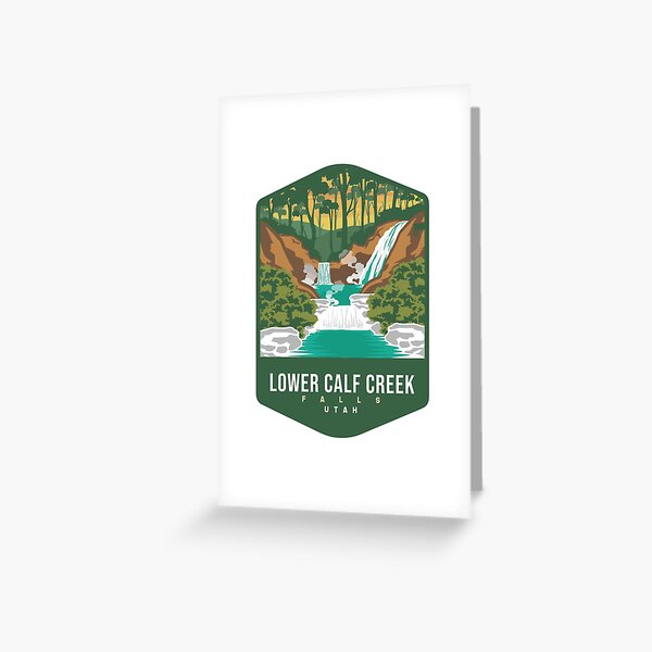 Item preview, Lower Calf Creek FalIs Utah Waterfall designed and sold by Friday NightCo.