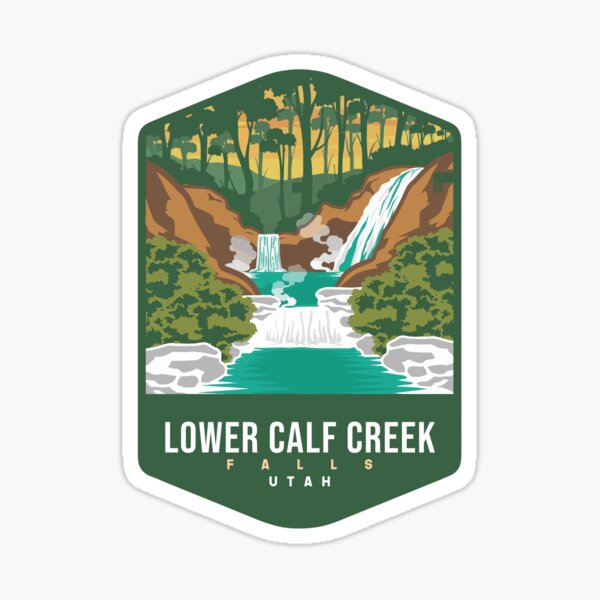 Item preview, Lower Calf Creek FalIs Utah Waterfall designed and sold by Friday NightCo.
