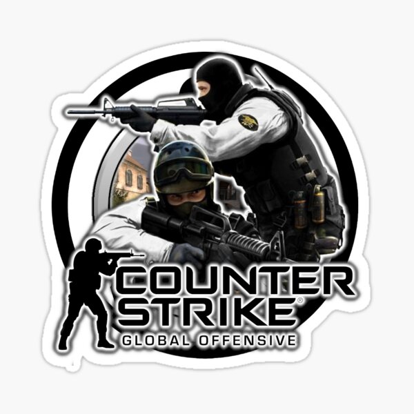 Counter Strike Global Offensive Logo Stickers for Sale