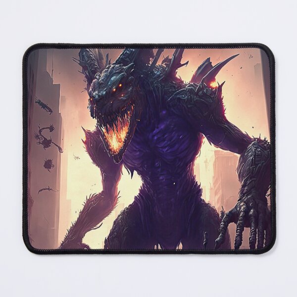 Item preview, Big scary monster destroying the city designed and sold by mrlongfield.