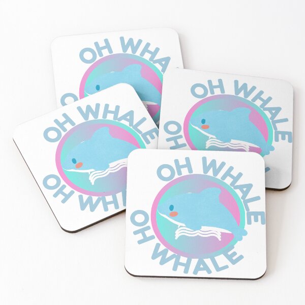 Artikelvorschau, Oh Lovely Whale Lustiges Sprichwort-Wortspiel von Oh Well- Ich liebe Wale entworfen und verkauft von LILY ROSE.