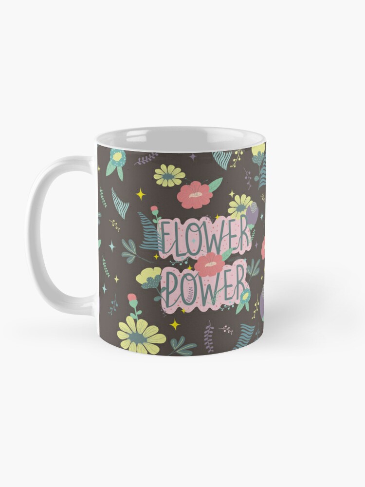 Vista alternativa de Taza de café Flower Power