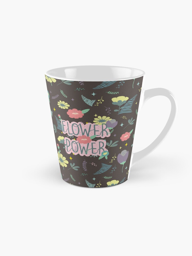 Imagen 1 de 4, Taza de café con la obra Flower Power, diseñada y vendida por AnaidZahori.