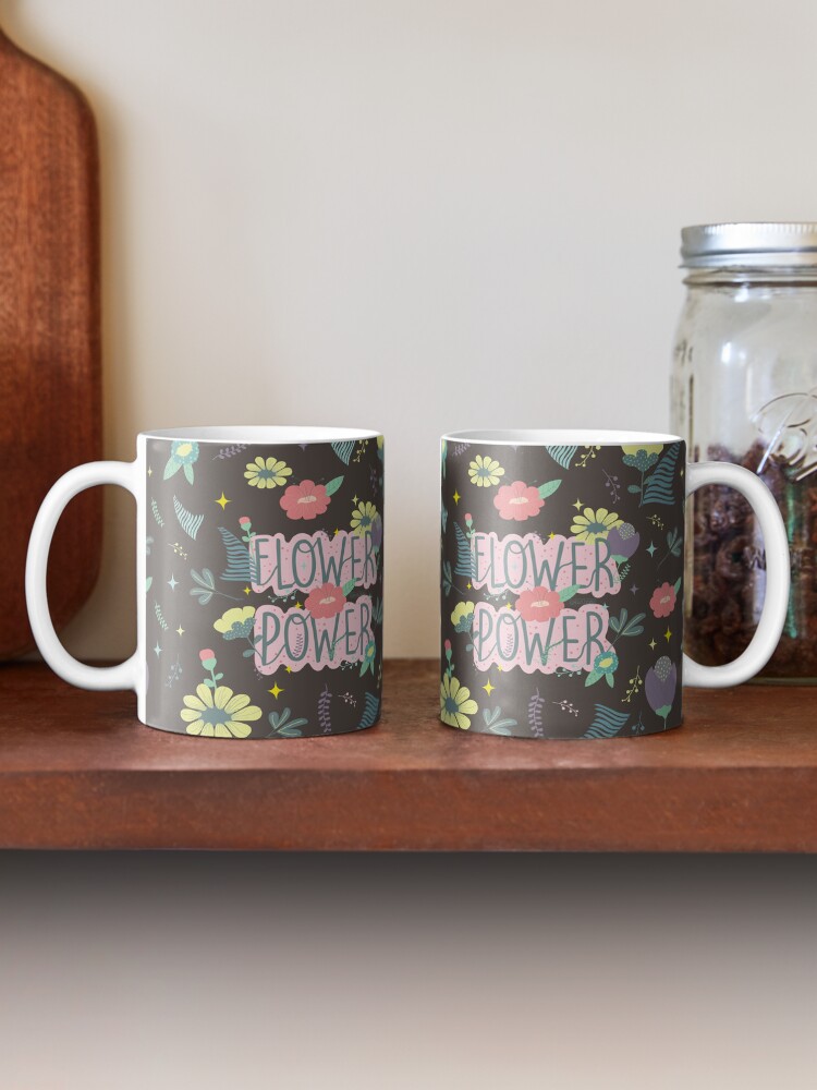 Vista alternativa de Taza de café Flower Power