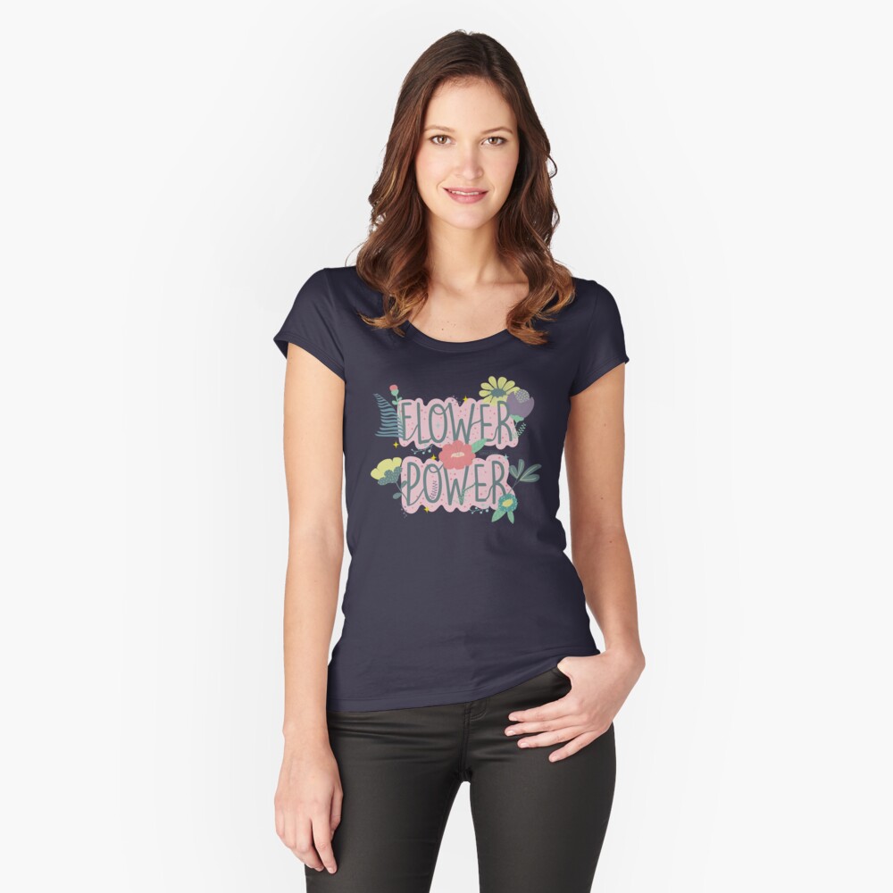 Vista previa del artículo con la obra «Camiseta entallada de cuello ancho», diseñado y vendido por AnaidZahori.