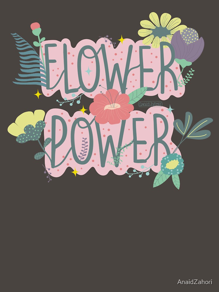 Imagen 7 de 7, Camiseta clásica con la obra Flower Power, diseñada y vendida por AnaidZahori.