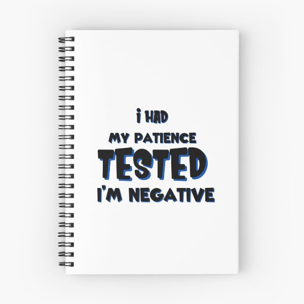 Item preview, i had my patience tested i'm negative,Sarcasm TShirt, Sarcasm Women Tee,Patience Tested, designed and sold by SheryfaEl.