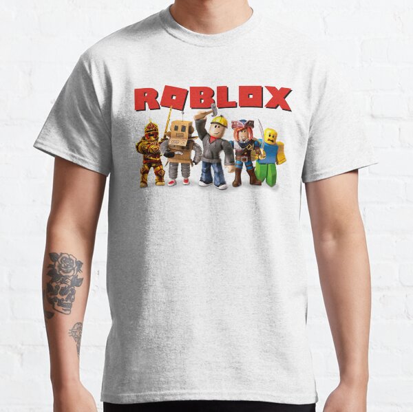 Roblox Graphic Grey Character Boys T-shirt - NWT