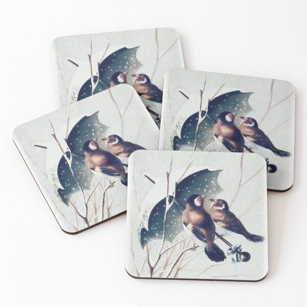 Item preview, Snow Day - Goldfinch designed and sold by Amanda-Lakey.