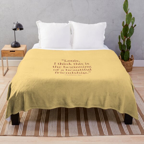 Item preview, “Louis, I think this is the beginning of a beautiful friendship.” designed and sold by AllegraMussato.
