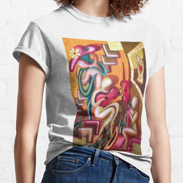 Basile Luigi Melodie d Amore mis 60x80 olio e foglia oro su tela 2013 Classic T-Shirt
