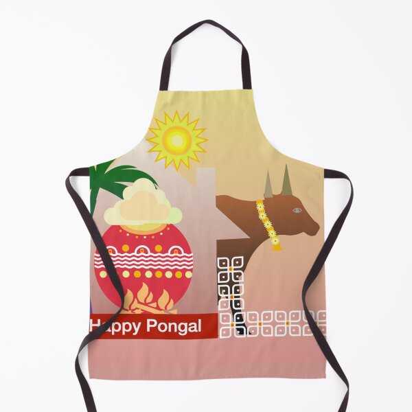 Item preview, Happy Pongal 2023 modern design red designed and sold by Bakkia.