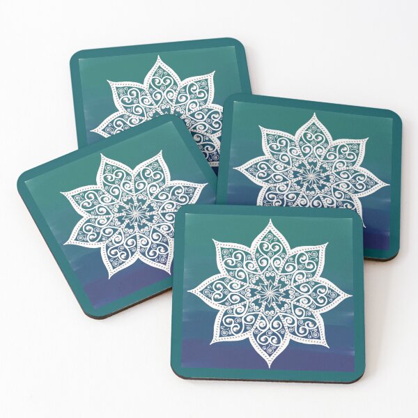 Item preview, White flower Mandala designed and sold by ShreecreatE.