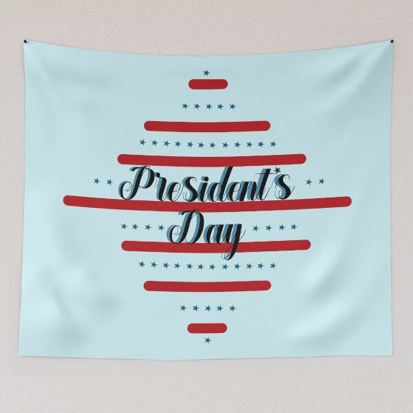 Item preview, Presidents day, February, rhombus-shaped designed and sold by donamiart.