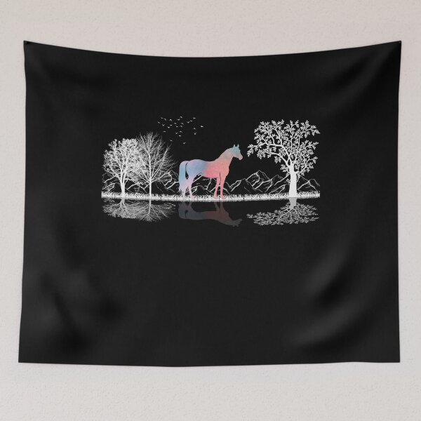 Item preview, Colorful Horse Art Design For Horses Lover Cute equestrian Riding Horses Gift designed and sold by Thecitiesstore.