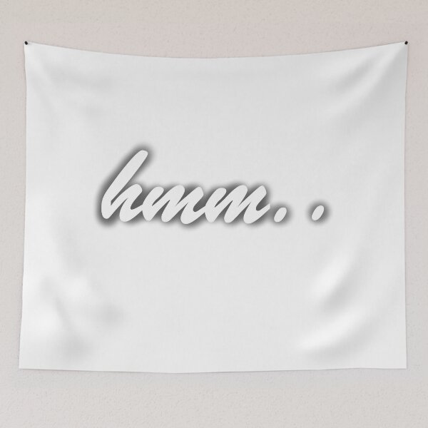 Item preview, hmm.. text art design(Unique) designed and sold by NewYorkColours.
