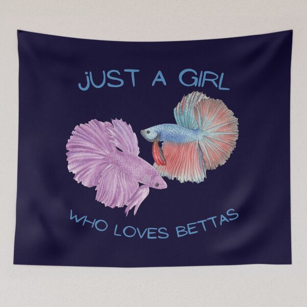 Item preview, Just A Girl Who Loves Betta Fish designed and sold by GypsyGarou.