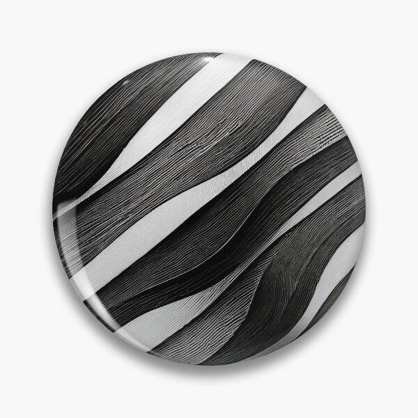 Item preview, Black and White Brush Stroke Patterns designed and sold by Fitbys.