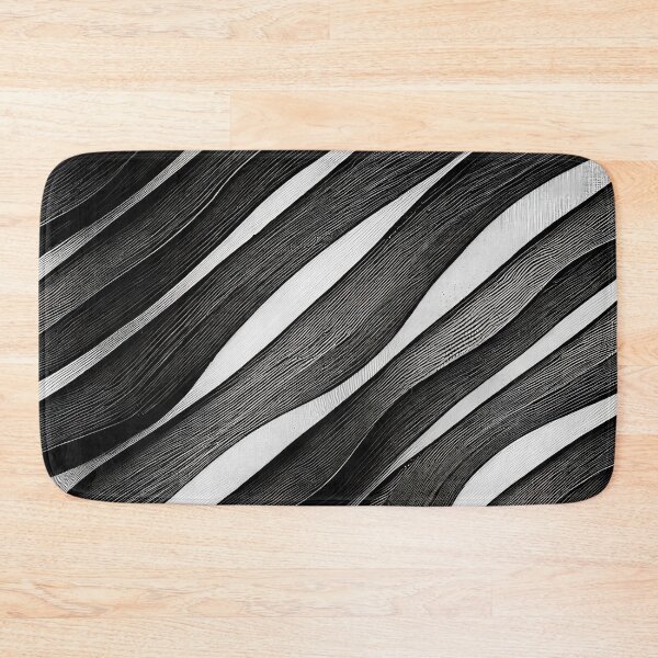 Item preview, Black and White Brush Stroke Patterns designed and sold by Fitbys.