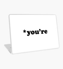 Vinilo para portátil *You're Not Correct - Funny Grammar Pun T-Shirt Pillow Hoodie Sticker