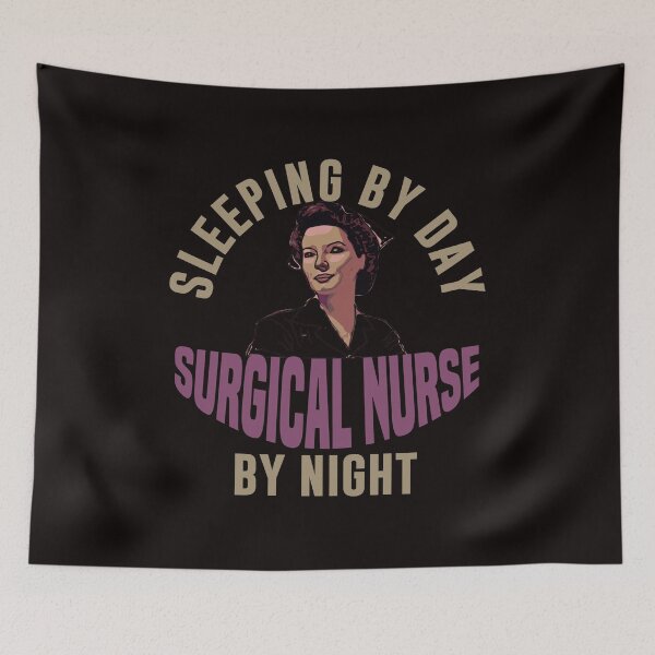 Item preview, Sleeping By Day Surgical Nurse By Night - Funny Nurse and Text  designed and sold by leo121687.