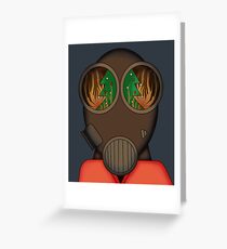 Pyro Hates Early Xmas Decoration Greeting Card