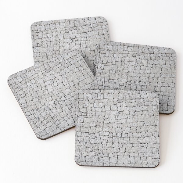Item preview, Grey stone wall background  - Tiled  natural stones  designed and sold by ohaniki.