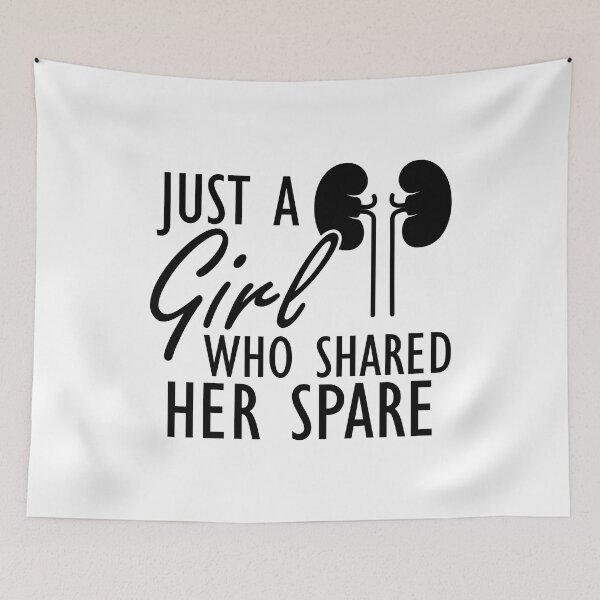 Item preview, Kidney Donor - Just a girl who shared her spare designed and sold by kchappyshop.