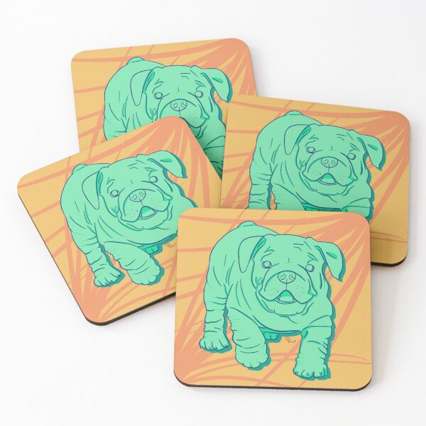 Item preview, Bulldog Puppy w/ Background designed and sold by FruitRacoon.