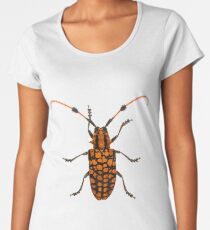Tuft bearing longhorn beetle (Aristobia approximator) Women's Premium T-Shirt