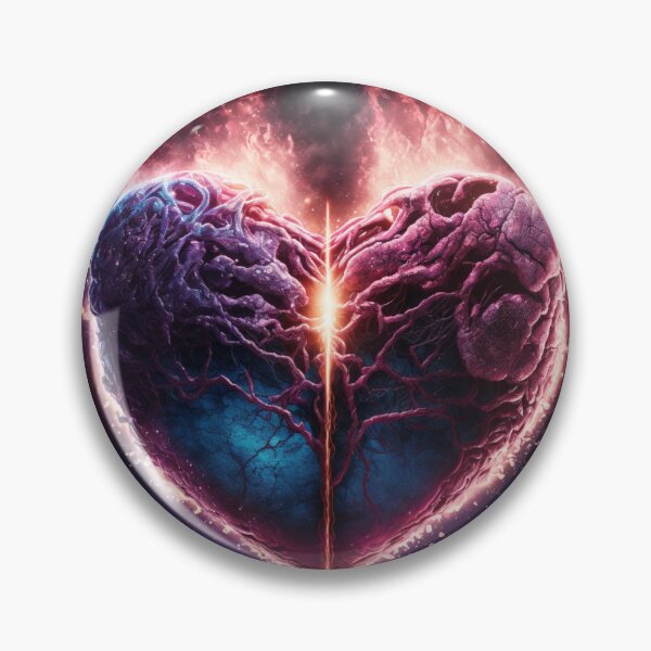 Item preview, Concept Art-Naked Heart On Fire designed and sold by letsgetinspired.