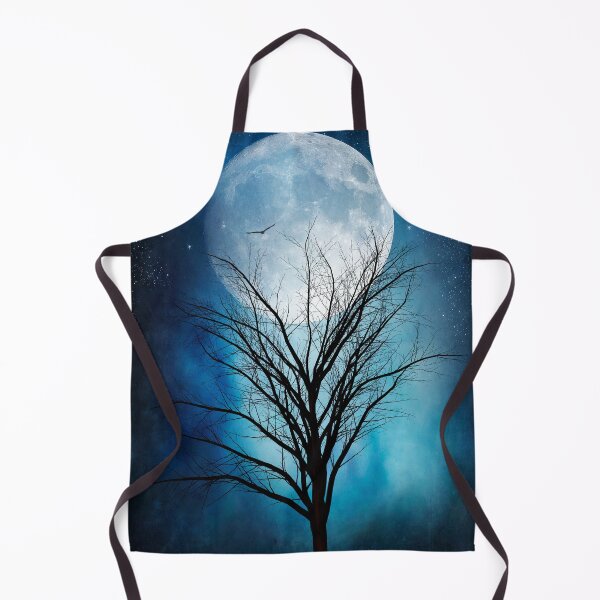 Item preview, Moon And Tree - Minimalist Painterly Collage designed and sold by Dyrk Wyst Redbubble Shop.