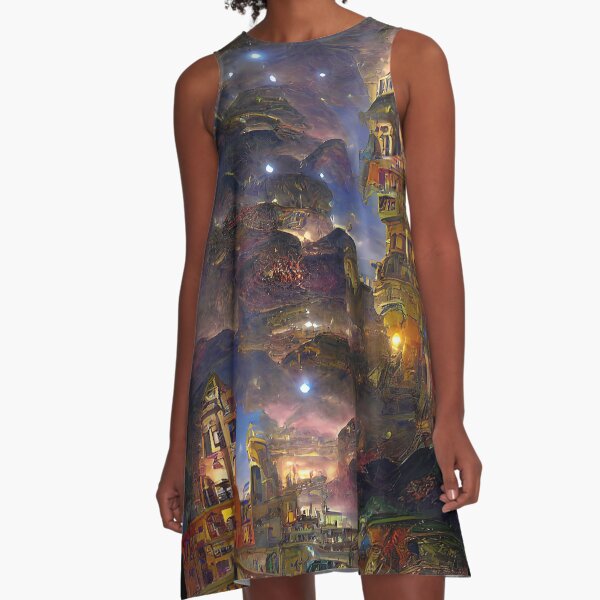 Item preview, Cityscape at Night. designed and sold by UltraQuirky.