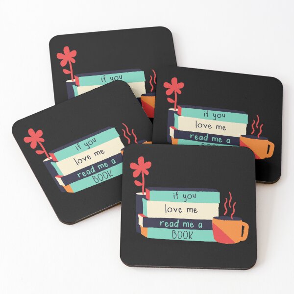 Item preview, If You Love Me Read Me A Book Bookworm Quote designed and sold by Oceanarium.