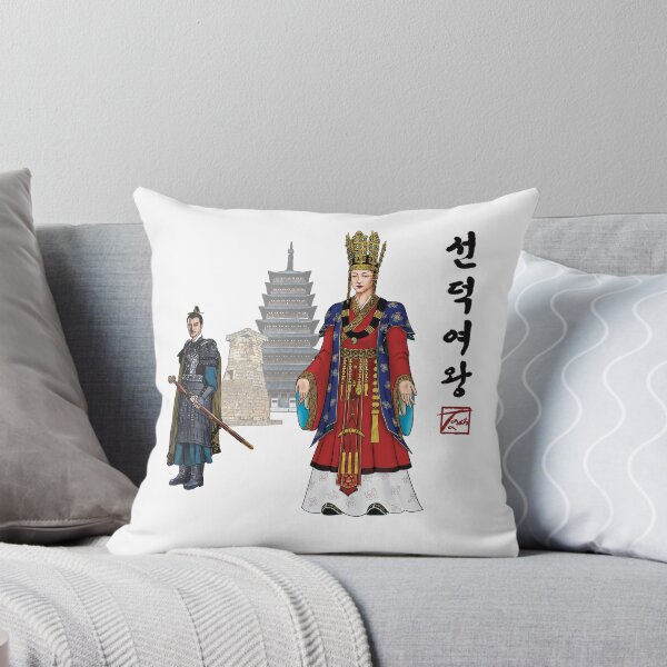 Vista previa del artículo con la obra «Reina Seondeok de Silla 선덕여왕», diseñado y vendido por ofTasha.