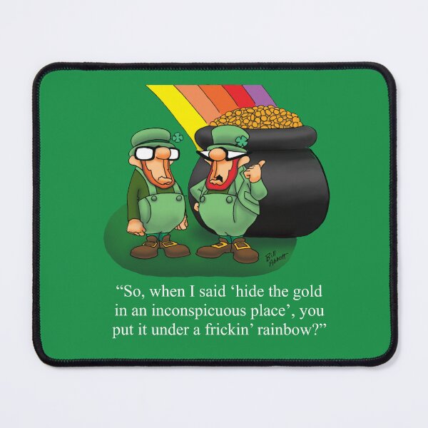 Item preview, Funny St. Patrick’s Day Leprechaun Cartoon Humor designed and sold by abbottoons.