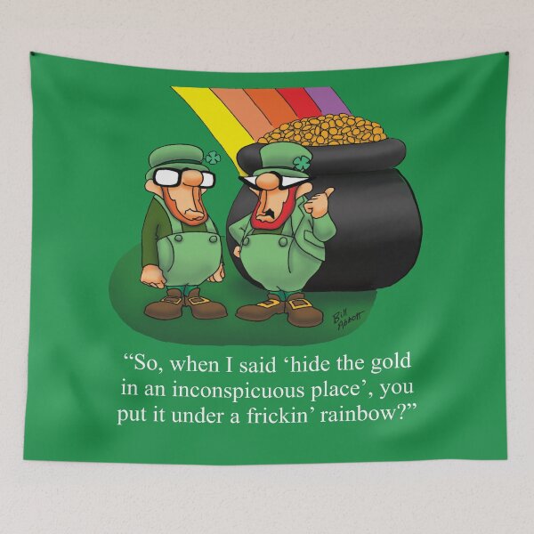 Item preview, Funny St. Patrick’s Day Leprechaun Cartoon Humor designed and sold by abbottoons.