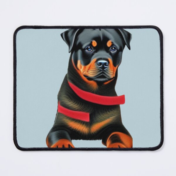 Item preview, Rottweiler Dog Christmas Celebration 5 designed and sold by AnadAA.