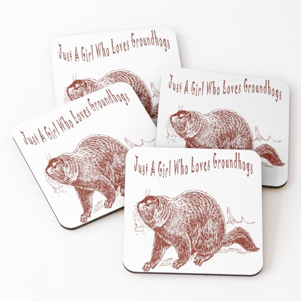 Item preview, Just A Girl Who Loves Groundhogs designed and sold by Soudesign99.