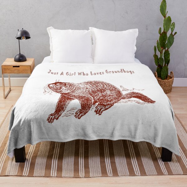 Item preview, Just A Girl Who Loves Groundhogs designed and sold by Soudesign99.